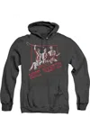Gildan Batman Gothams Most Wanted Adult Heather Hoodie / Hooded Sweatshirt In Black