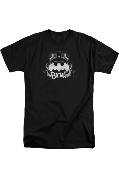 Gildan Batman Grim & Gritty Short Sleeve Adult Tall Tee / T-shirt In Black