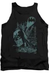 Gildan Batman Gritted Teeth Adult Tank Top In Black