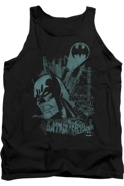 Gildan Batman Gritted Teeth Adult Tank Top In Black