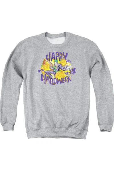 Gildan Batman Ha Ha Halloween Adult Crewneck Sweatshirt In Multi