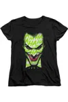 Gildan Batman Ha Ha Smile Short Sleeve Women´s Tee / T-shirt In Black