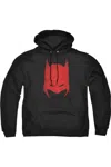Gildan Batman Hacked & Scratched Adult Pull Over Hoodie / Hooded Sweatshirt In Black