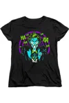 Gildan Batman Hahaha Short Sleeve Women´s Tee / T-shirt In Black