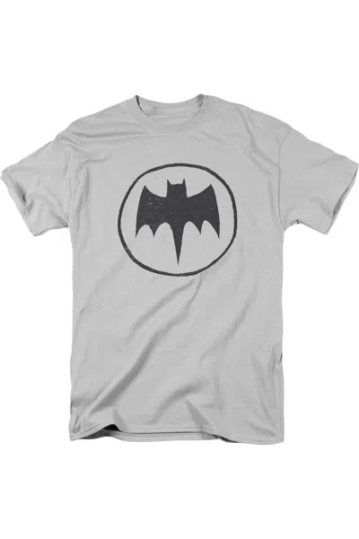 Gildan Batman Handywork Short Sleeve Adult Tee / T-shirt In Silver