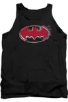 Gildan Batman Hardcore Noir Bat Logo Adult Tank Top In Black