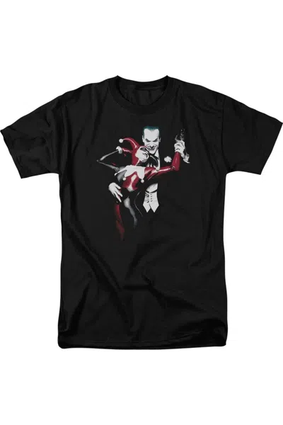 Gildan Batman Harley And Joker Short Sleeve Adult Tee / T-shirt In Black