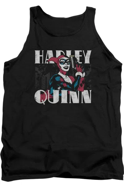 Gildan Batman Harley Bold Adult Tank Top In Black