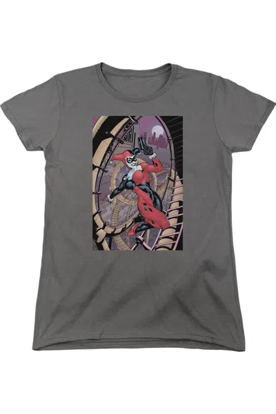 Gildan Batman Harley First Short Sleeve Women´s Tee / T-shirt In Pink