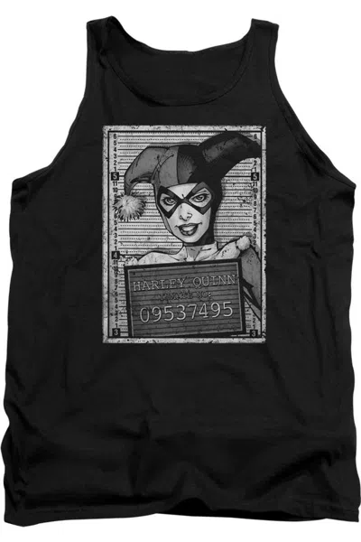 Gildan Batman Harley Inmate Adult Tank Top In Black
