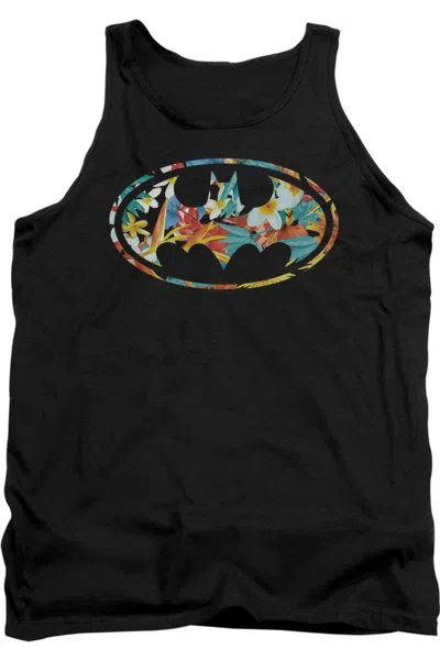 Gildan Batman Hawaiian Bat Adult Tank Top In Black