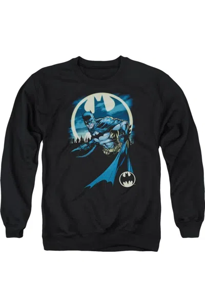 Gildan Batman Heed The Call Adult Crewneck Sweatshirt In Black