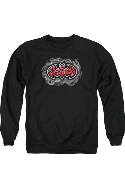 Gildan Batman Hip Hop Logo Adult Crewneck Sweatshirt In Black