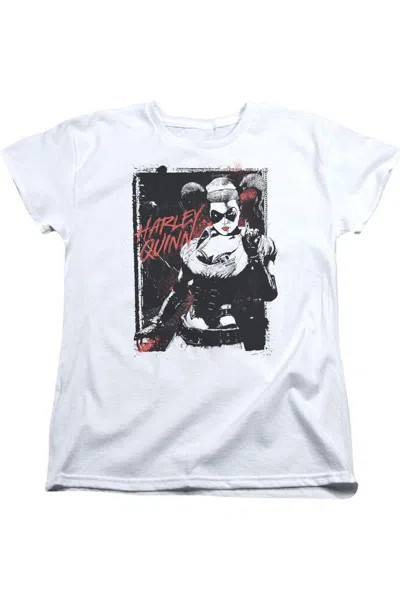 Gildan Batman House Call Short Sleeve Womens Tee / T-shirt In White