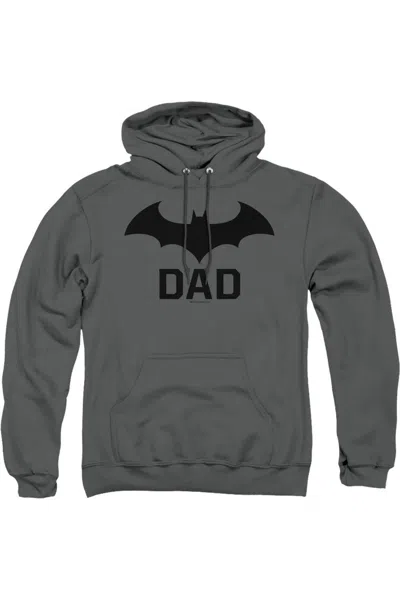 Gildan Batman Hush Dad Adult Pull Over Hoodie / Hooded Sweatshirt In Pink