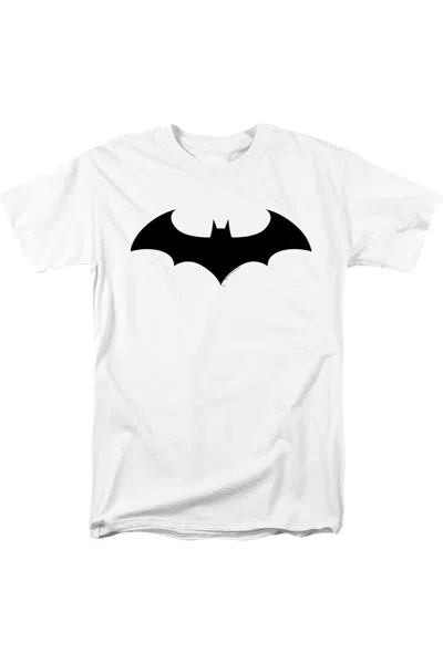 Gildan Batman Hush Logo Short Sleeve Adult Tee / T-shirt In White