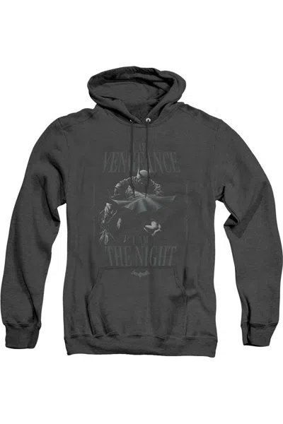 Gildan Batman I Am Adult Heather Hoodie / Hooded Sweatshirt In Black