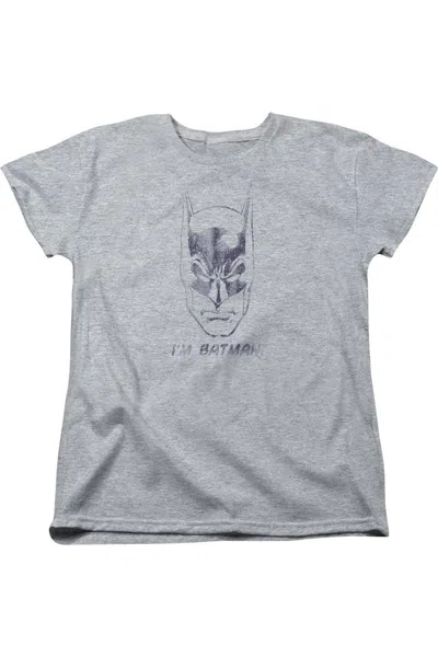 Gildan Batman Im Batman Short Sleeve Womens Tee / T-shirt In Multi