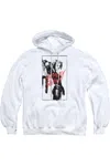 Gildan Batman Inked Quinn Adult Pull Over Hoodie / Hooded Sweatshirt In White