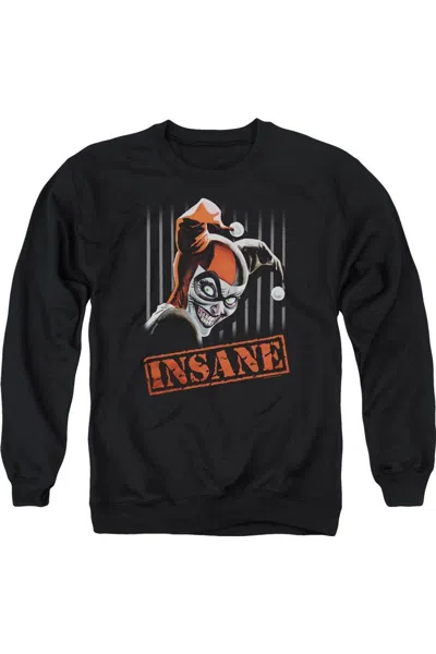 Gildan Batman Insane Adult Crewneck Sweatshirt In Black
