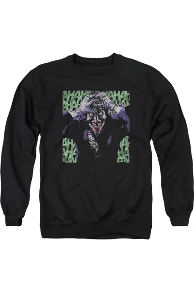 Gildan Batman Insanity Adult Crewneck Sweatshirt In Black
