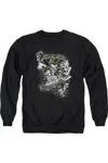 Gildan Batman Its All A Joke Adult Crewneck Sweatshirt In Black