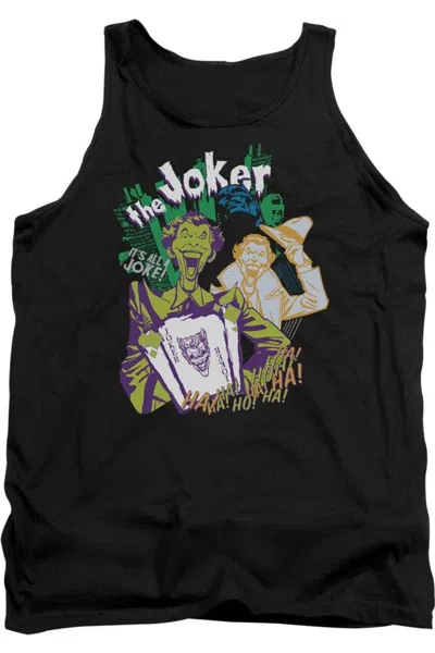Gildan Batman Its All A Joke Adult Tank Top In Black