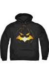 Gildan Batman Jack O'bat Adult Pull Over Hoodie / Hooded Sweatshirt In Black