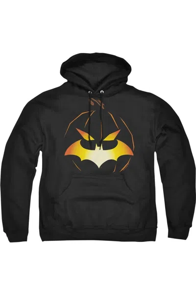 Gildan Batman Jack O'bat Adult Pull Over Hoodie / Hooded Sweatshirt In Black