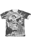 Gildan Batman Joker Adult Poly/cotton Short Sleeve Tee / T-shirt In White
