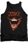 Gildan Batman Joker Bat Laugh Adult Tank Top In Black