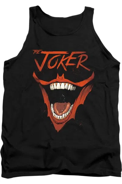 Gildan Batman Joker Bat Laugh Adult Tank Top In Black