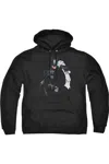 Gildan Batman Joker Choke Adult Pull Over Hoodie / Hooded Sweatshirt In Black