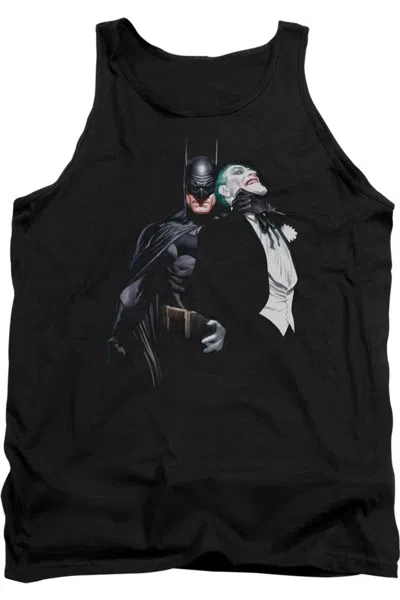 Gildan Batman Joker Choke Adult Tank Top In Black