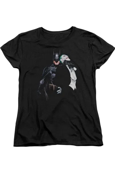 Gildan Batman Joker Choke Short Sleeve Women´s Tee / T-shirt In Black