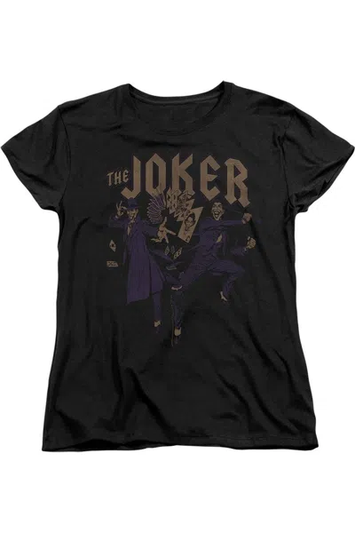 Gildan Batman Joker Duo Short Sleeve Women´s Tee / T-shirt In Black