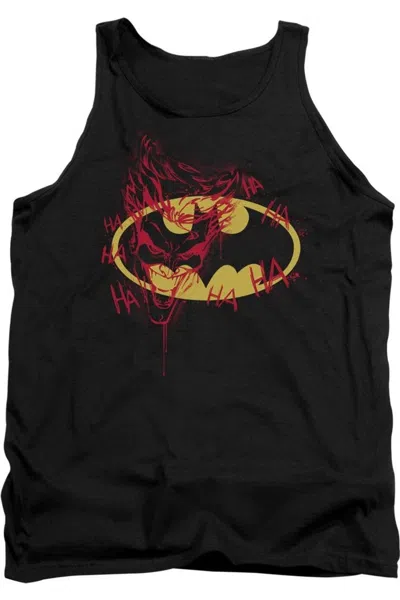 Gildan Batman Joker Graffiti Adult Tank Top In Black
