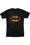 Gildan Batman Joker Graffiti Short Sleeve Adult Tee / T-shirt In Black