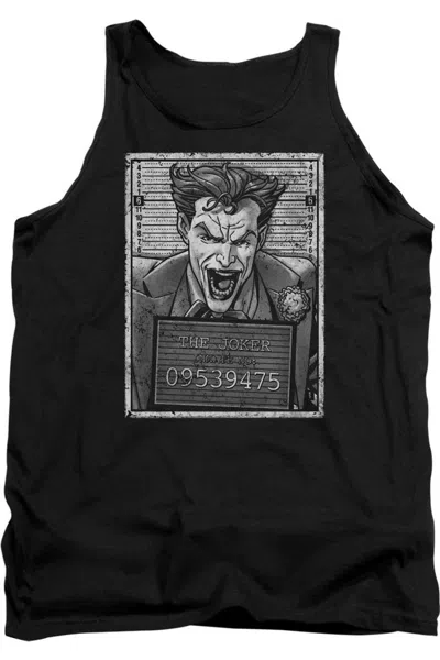 Gildan Batman Joker Inmate Adult Tank Top In Black