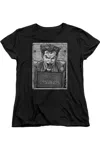 Gildan Batman Joker Inmate Short Sleeve Womens Tee / T-shirt In Black