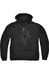 Gildan Batman Joker Leaves Arkham Adult Pull Over Hoodie / Hooded Sweatshirt In Black