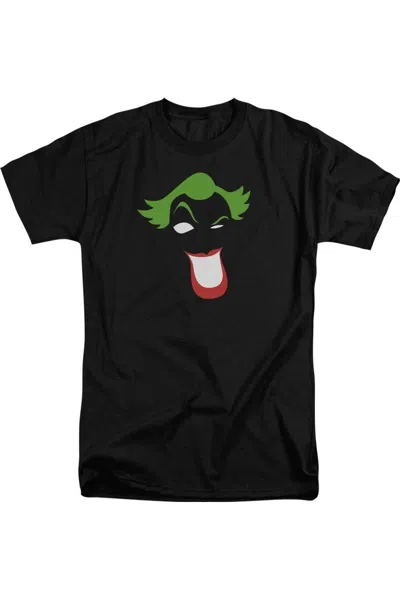 Gildan Batman Joker Simplified Short Sleeve Adult Tall Tee / T-shirt In Black