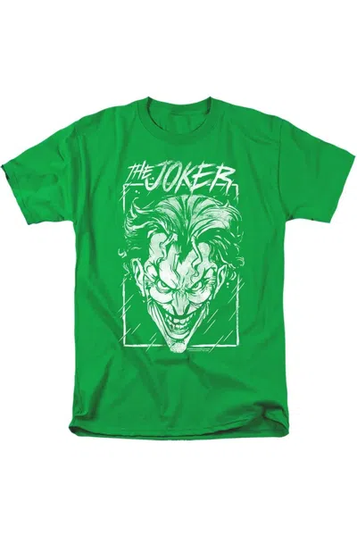Gildan Batman Joker Storm On Green Short Sleeve Adult Tee / T-shirt