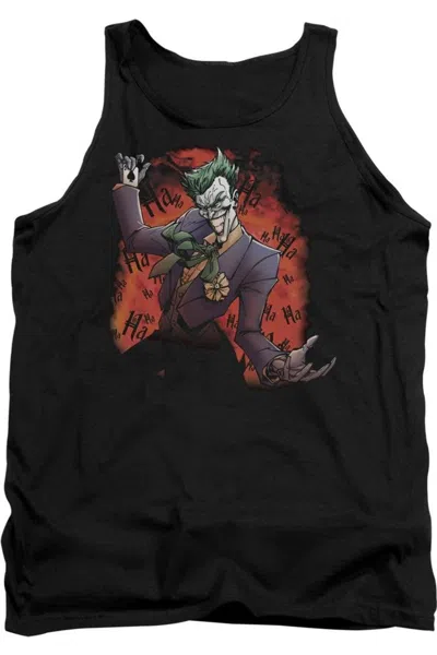 Gildan Batman Jokers Ave Adult Tank Top In Black