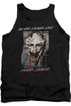 Gildan Batman Just For Laughs Adult Tank Top In Black