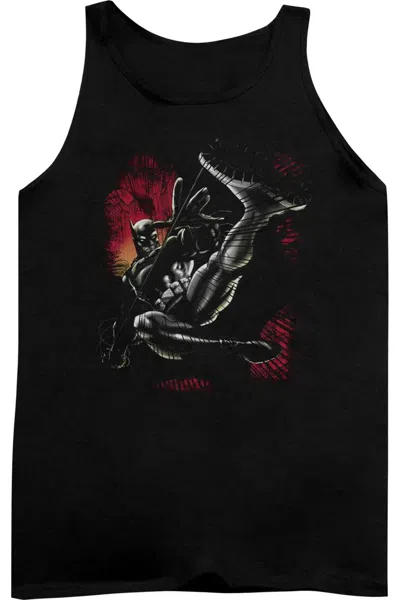Gildan Batman Kick Swing Adult Tank Top In Black