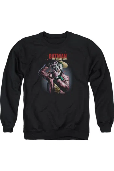 Gildan Batman Killing Joke Camera Adult Crewneck Sweatshirt In Black