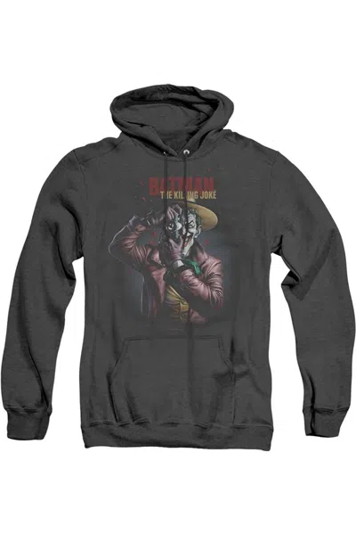 Gildan Batman Killing Joke Camera Adult Heather Hoodie / Hooded Sweatshirt In Black