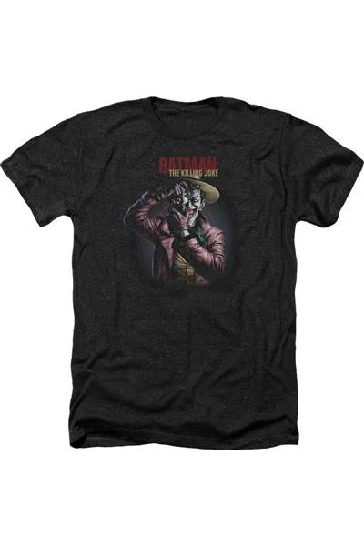 Gildan Batman Killing Joke Camera Adult Heather Tee / T-shirt In Black