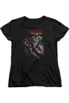 Gildan Batman Killing Joke Camera Short Sleeve Women´s Tee / T-shirt In Black